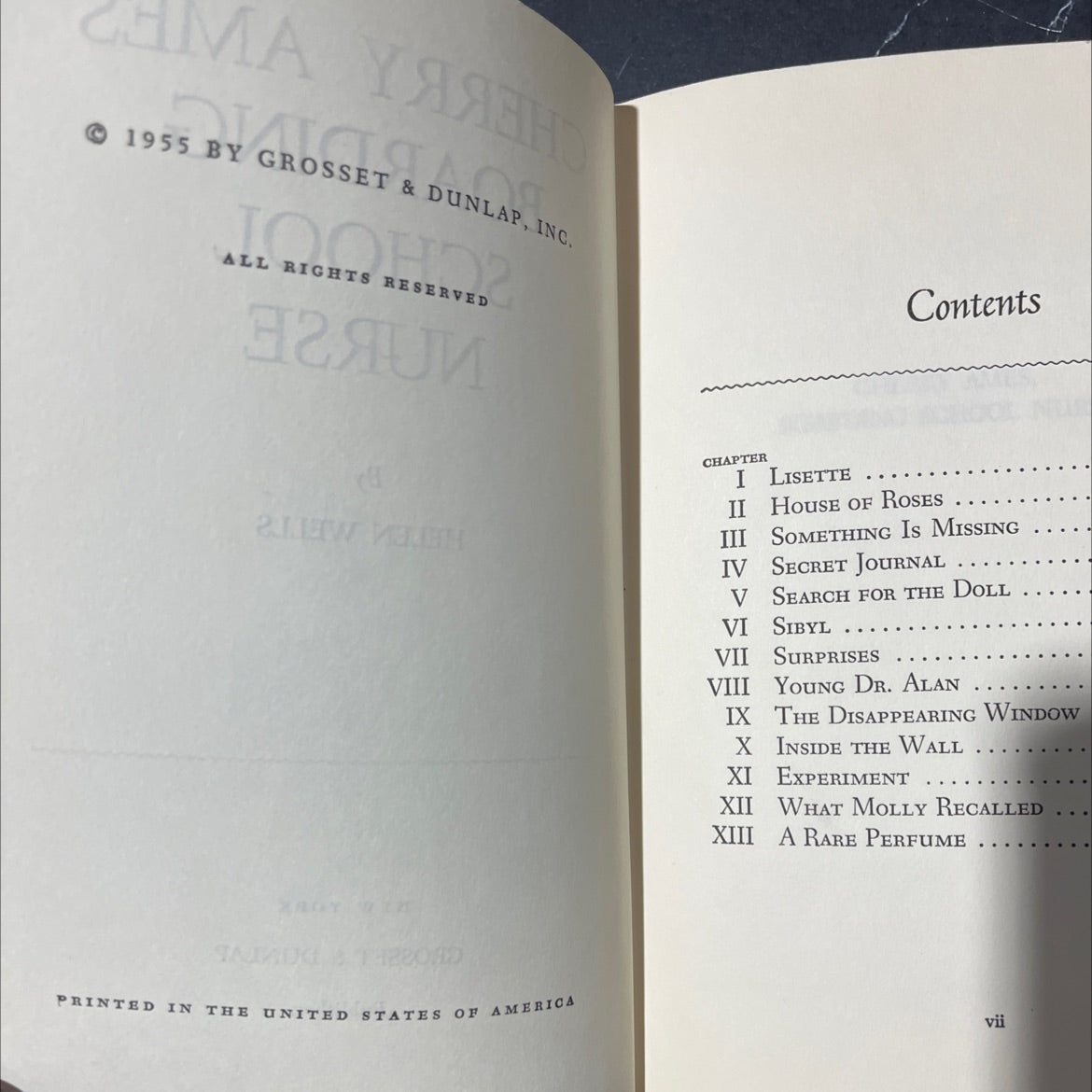 cherry ames boarding school nurse book, by helen wells, 1955 Hardcover image 3