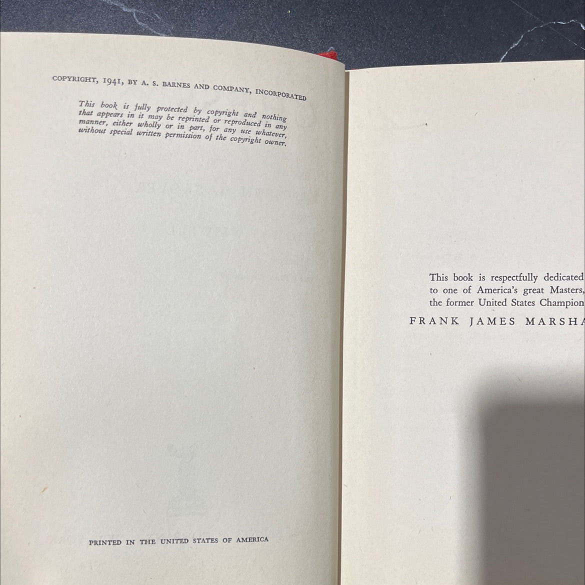 chess book, by kenneth m. grover, thomas wiswell, 1941 Hardcover image 3