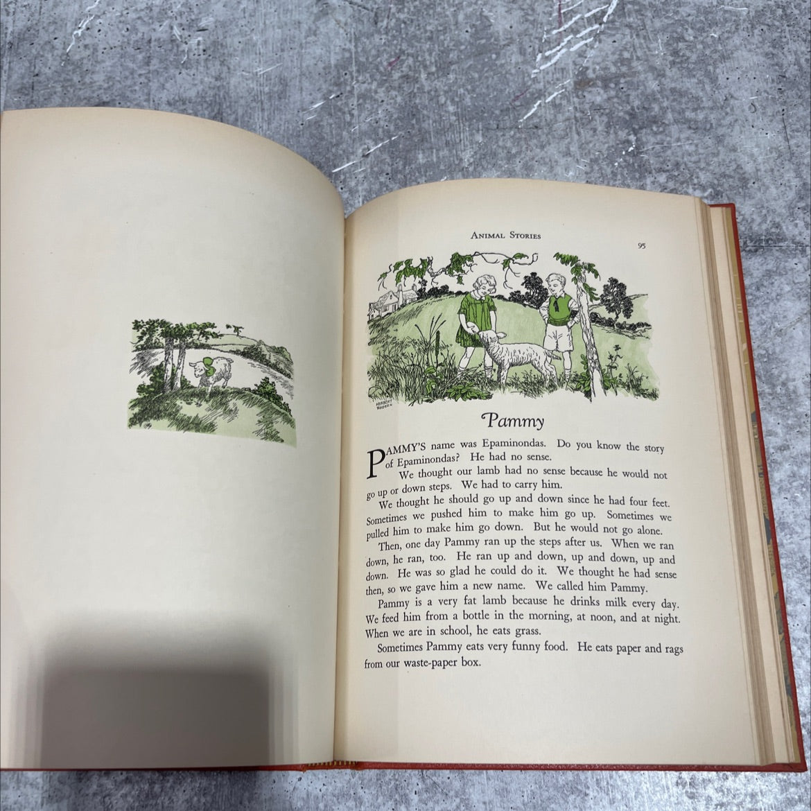 child craft in fourteen volumes volume three experience stories and animal friends book, by Herman Bechard, 1939 image 4