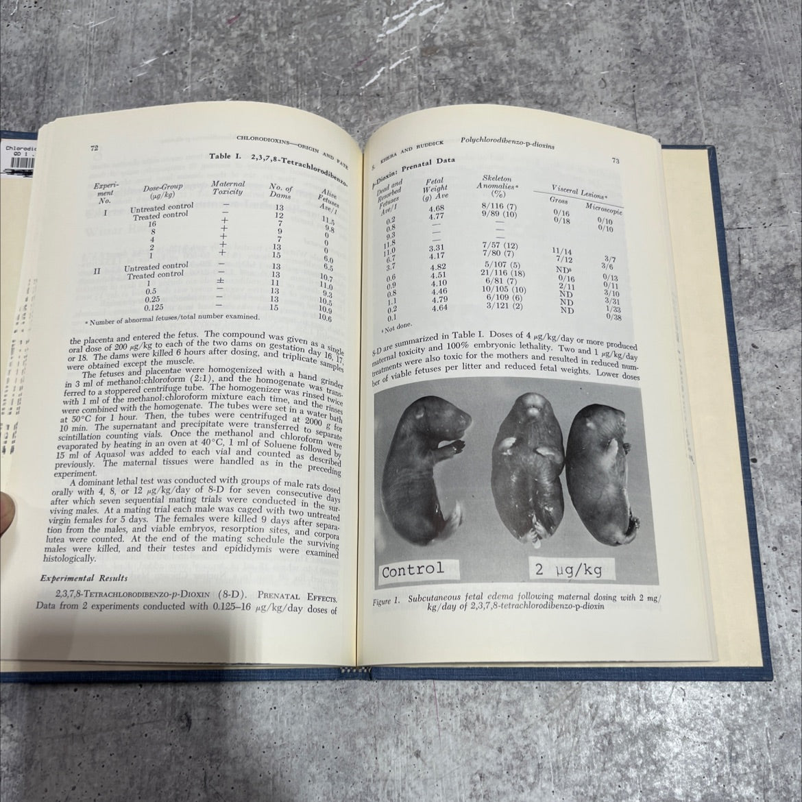 chlorodioxins-origin and fate book, by etcy h. blair, 1973 Hardcover image 4