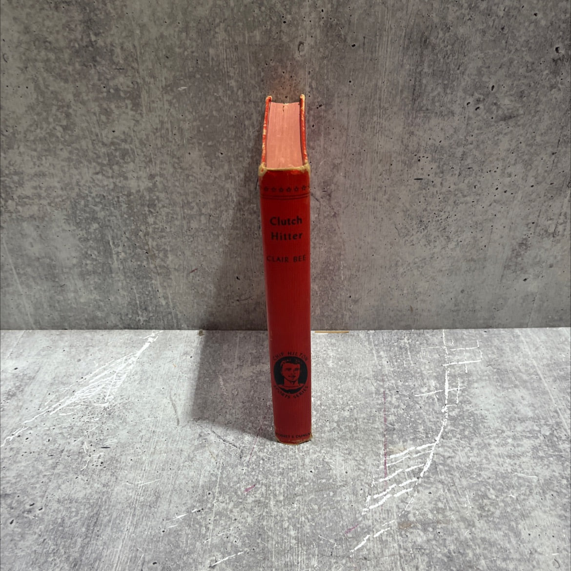 clutch hitter! book, by clair bee, 1949 Hardcover image 4