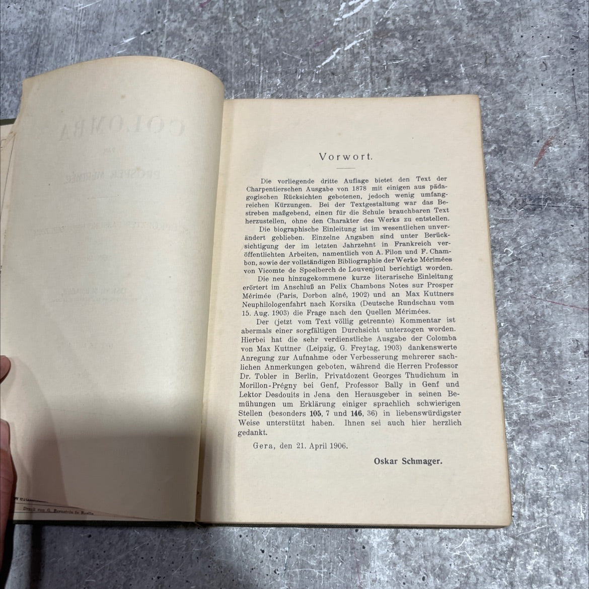 colomba book, by prosper mérimée, 1906 Hardcover image 4