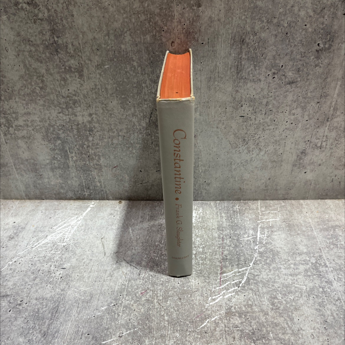 constantine the miracle of the flaming cross book, by frank g. slaughter, 1965 Hardcover image 4