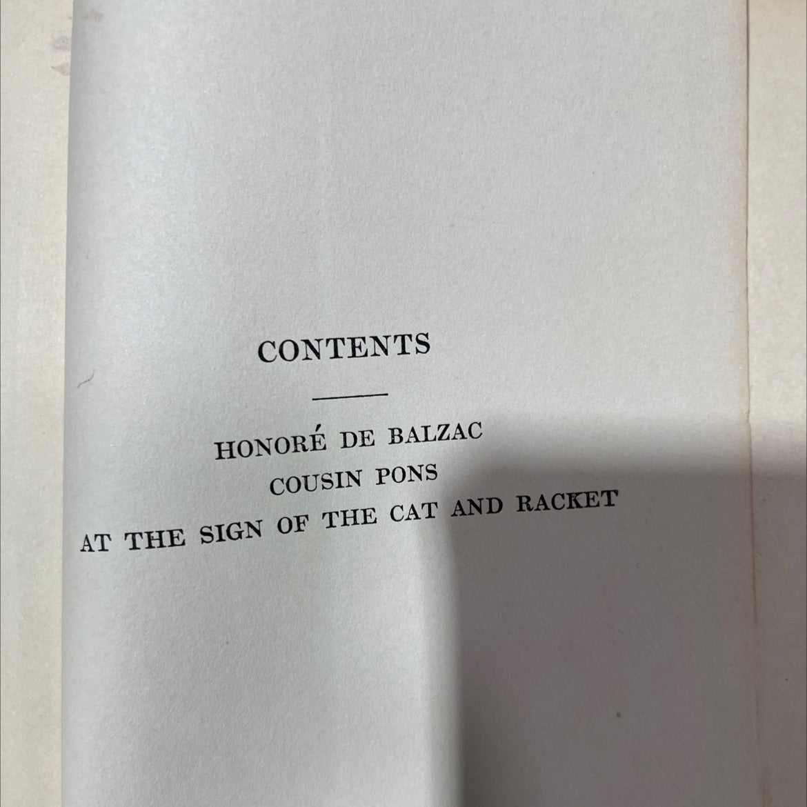 cousin pons at the sign of the cat and racket book, by honoré de balzac, 1970 Hardcover image 3