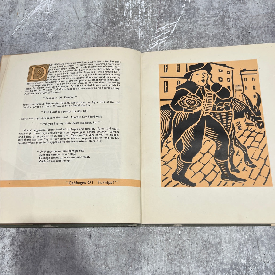 cries and criers of old london book, by raphael nelson, 1942 Hardcover image 4