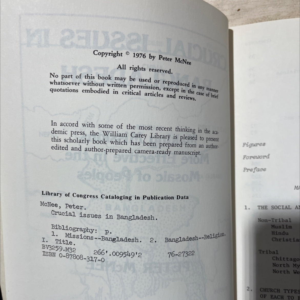 crucial issues in bangladesh book, by peter mcnee, 1976 Paperback, Vintage image 3