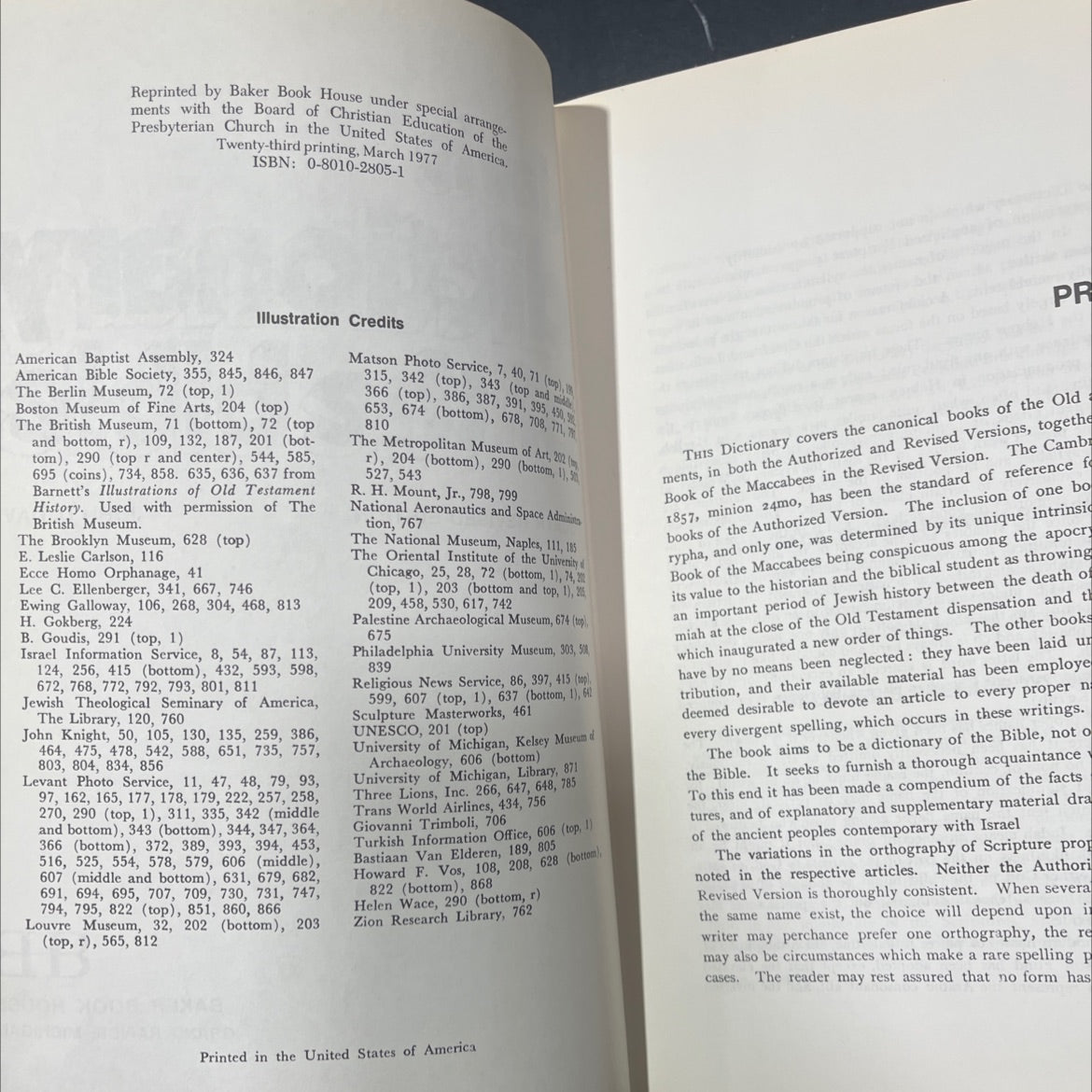 davis dictionary of the bible book, by john d. davis, 1977 Hardcover image 3