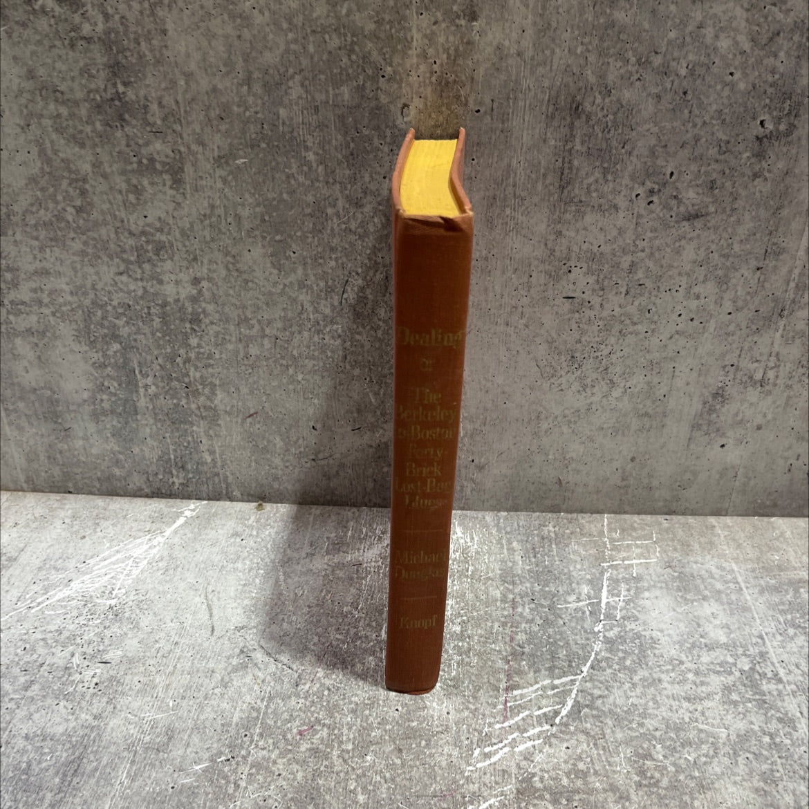 dealing or the berkeley-to-boston forty-brick lost-bag blues book, by michael douglas, 1970 Hardcover image 4