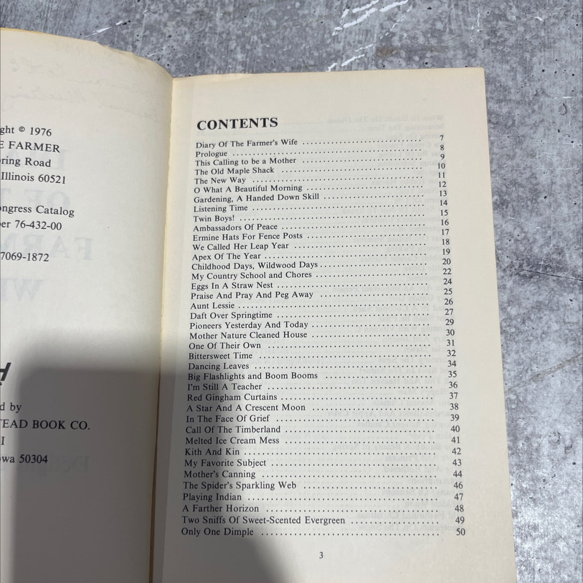 diary of the farmer's wife book, by Delight Bobilya Wier, 1981 Paperback image 4