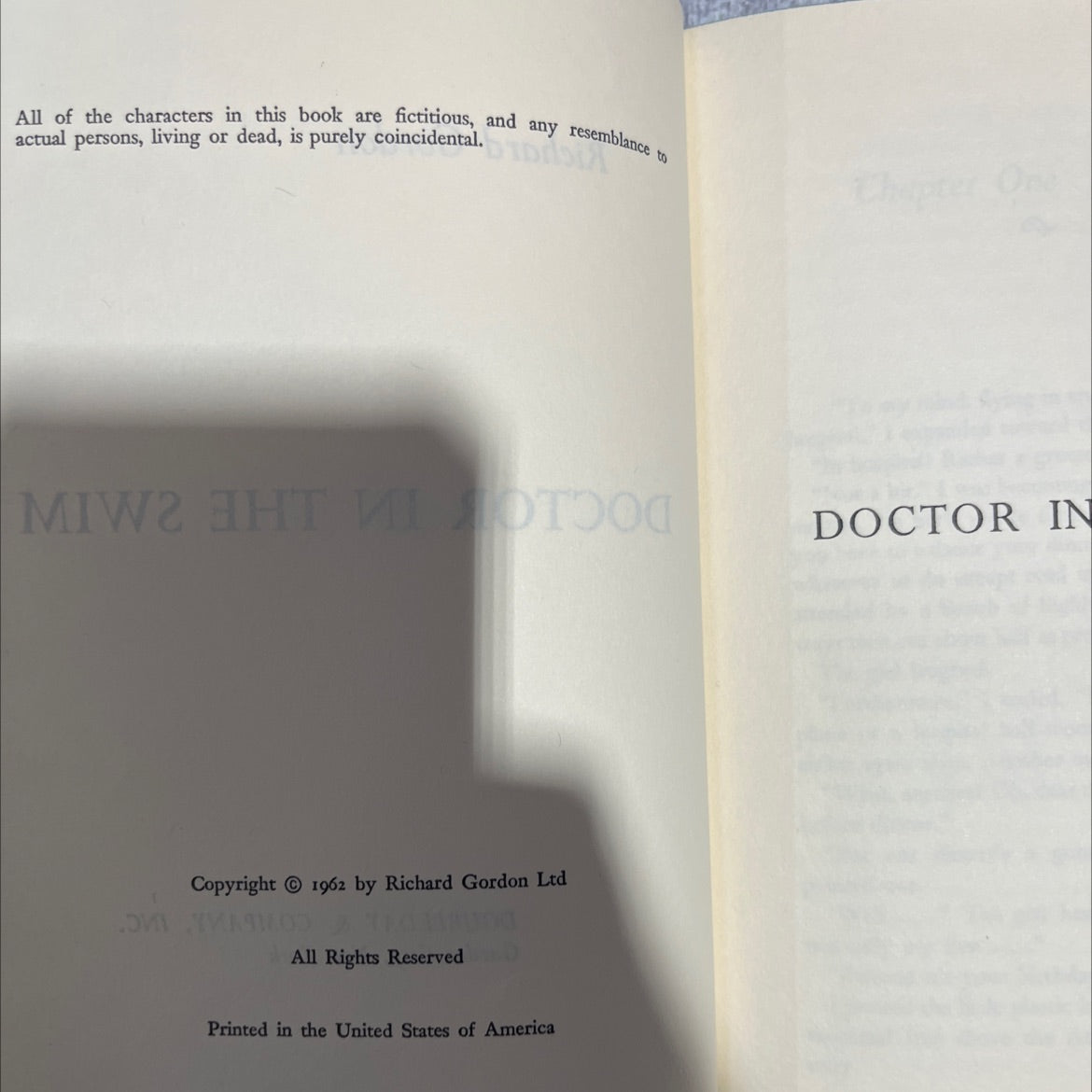 dog doctor in the swim book, by Richard Gordon, 1962 Hardcover image 3