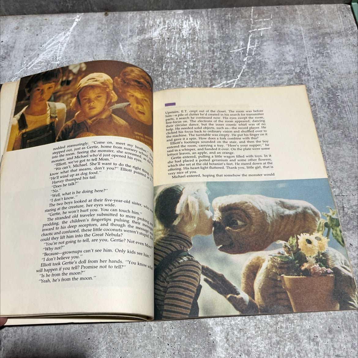 e.t. the extra-terrestrial storybook book, by william kotzwinkle, 1982 Paperback image 4
