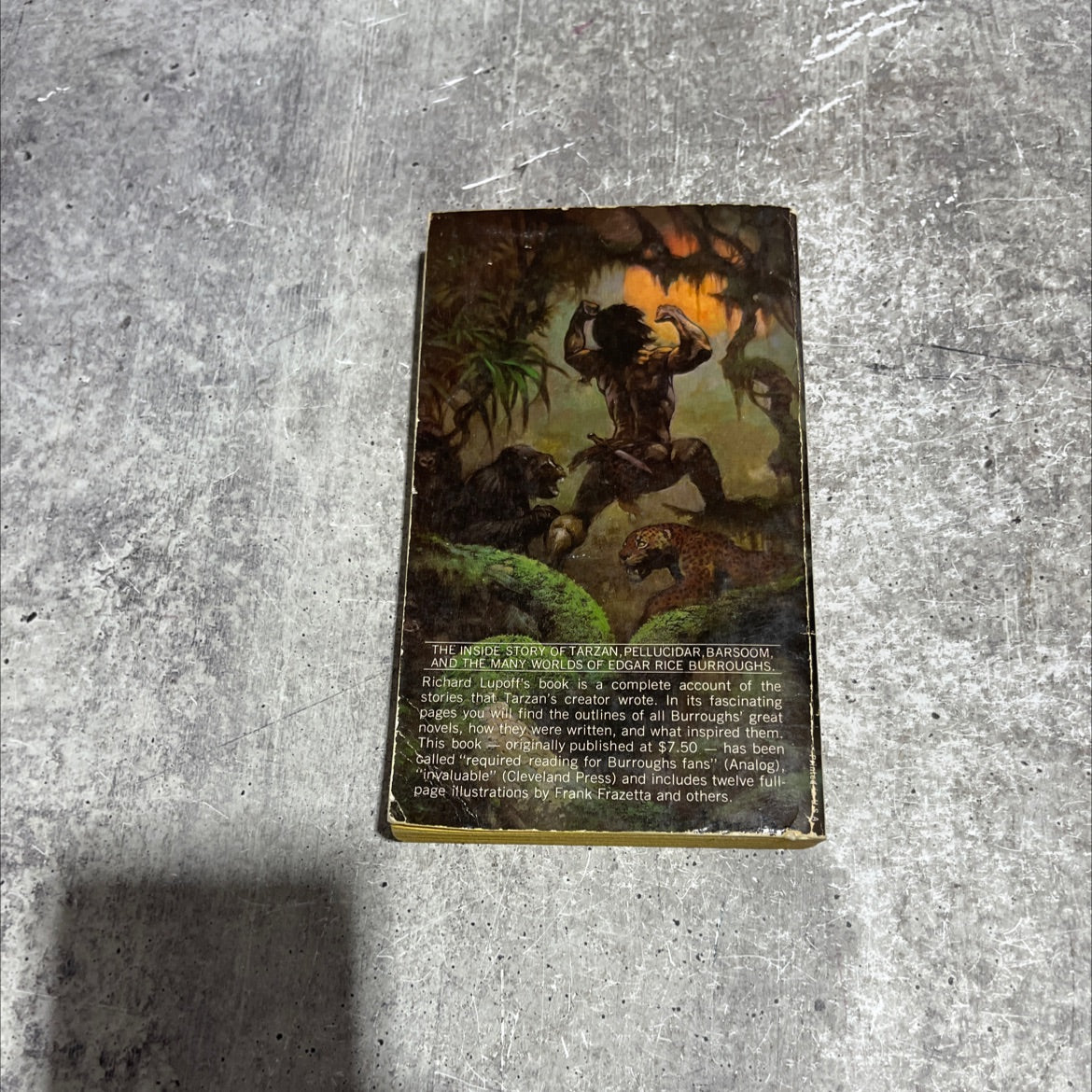 edgar rice burroughs: master of adventure book, by richard a. lupoff, 1968 Paperback image 4