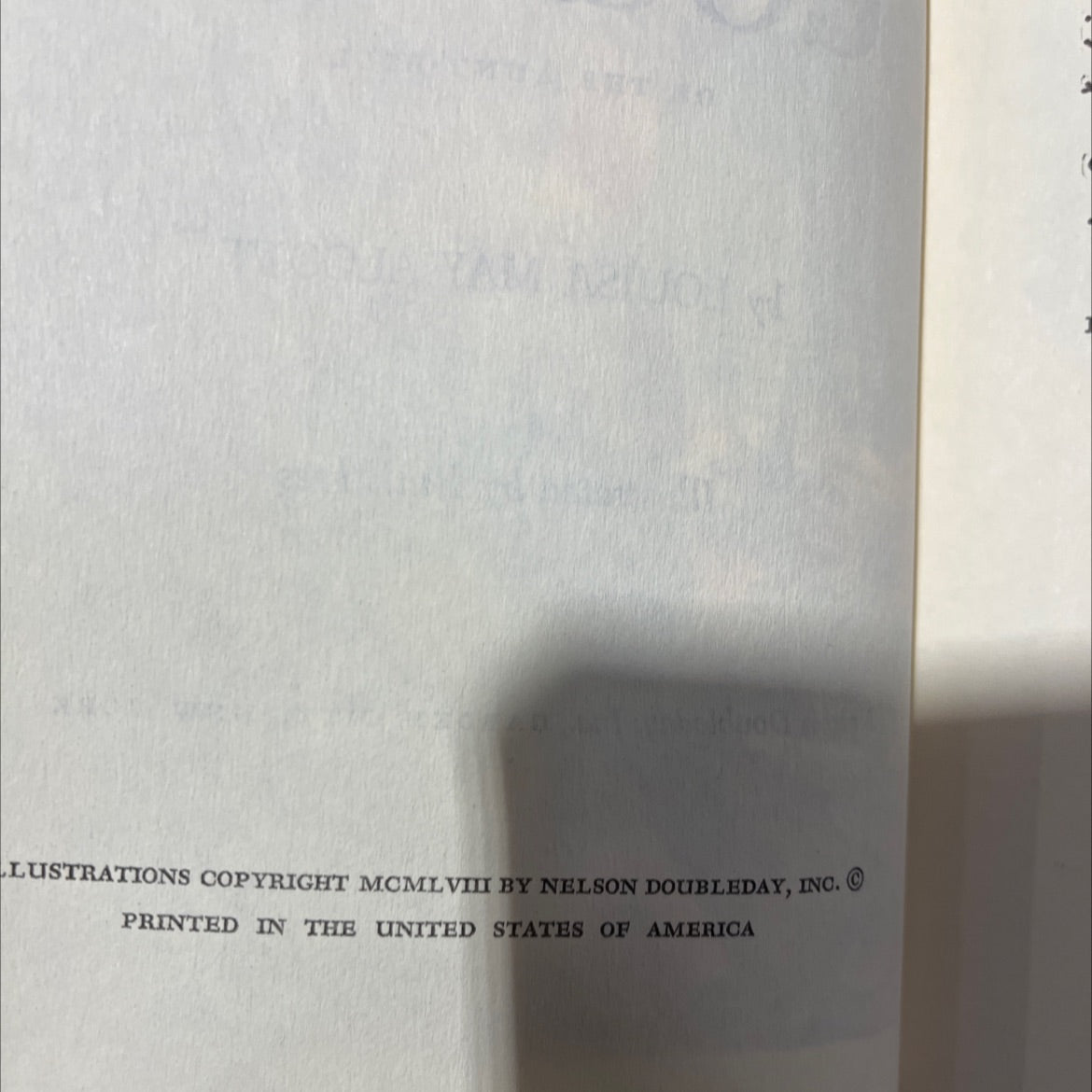 eight cousins or the aunt-hill book, by louisa may alcott, 1958 Hardcover, Vintage image 3