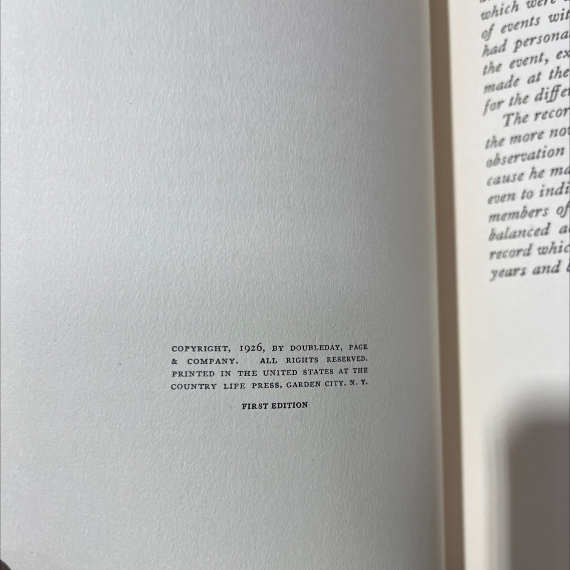 eight years with wilson's cabinet book, by david f. houston, 1926 Hardcover image 3