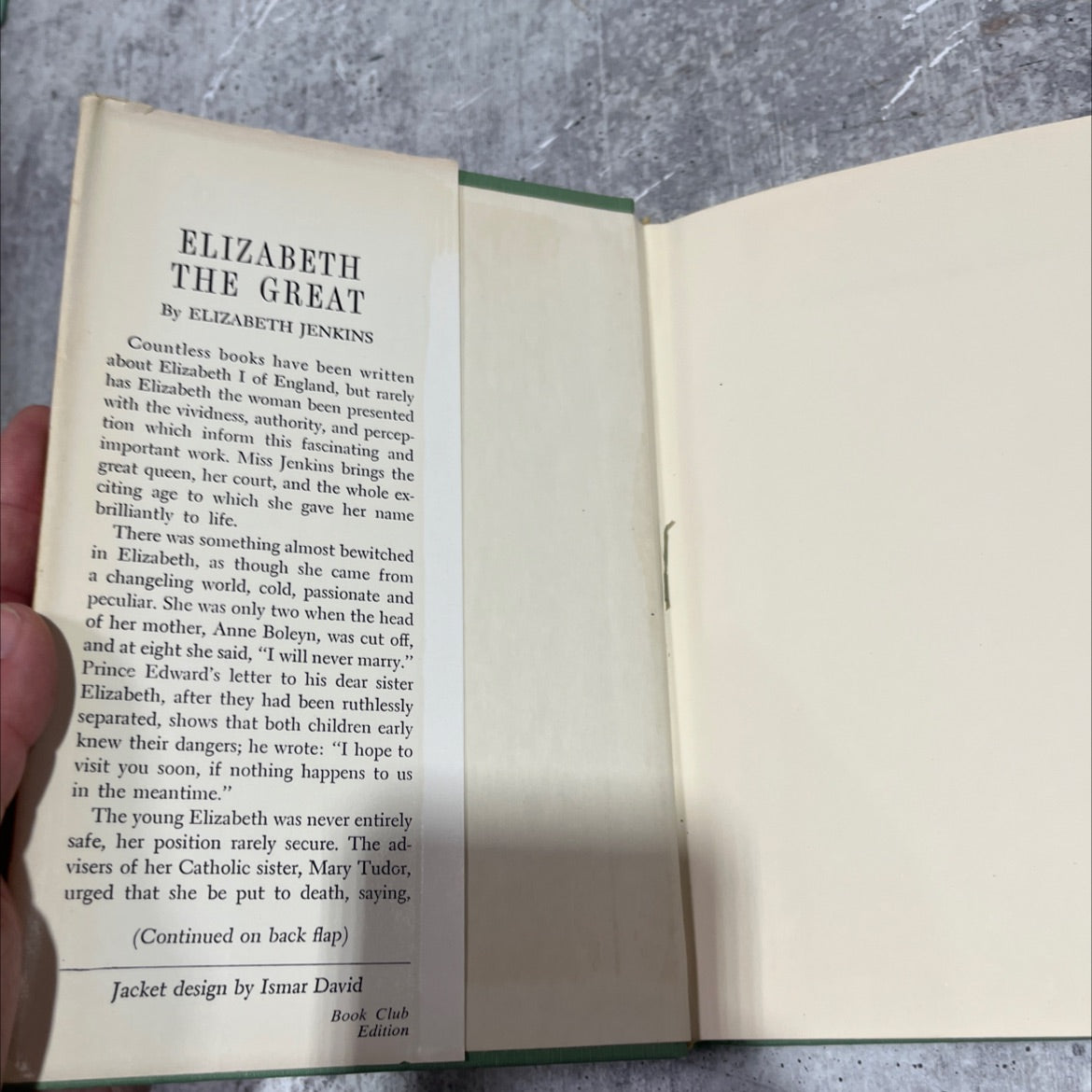 elizabeth the great book, by elizabeth jenkins, 1958 Hardcover image 4