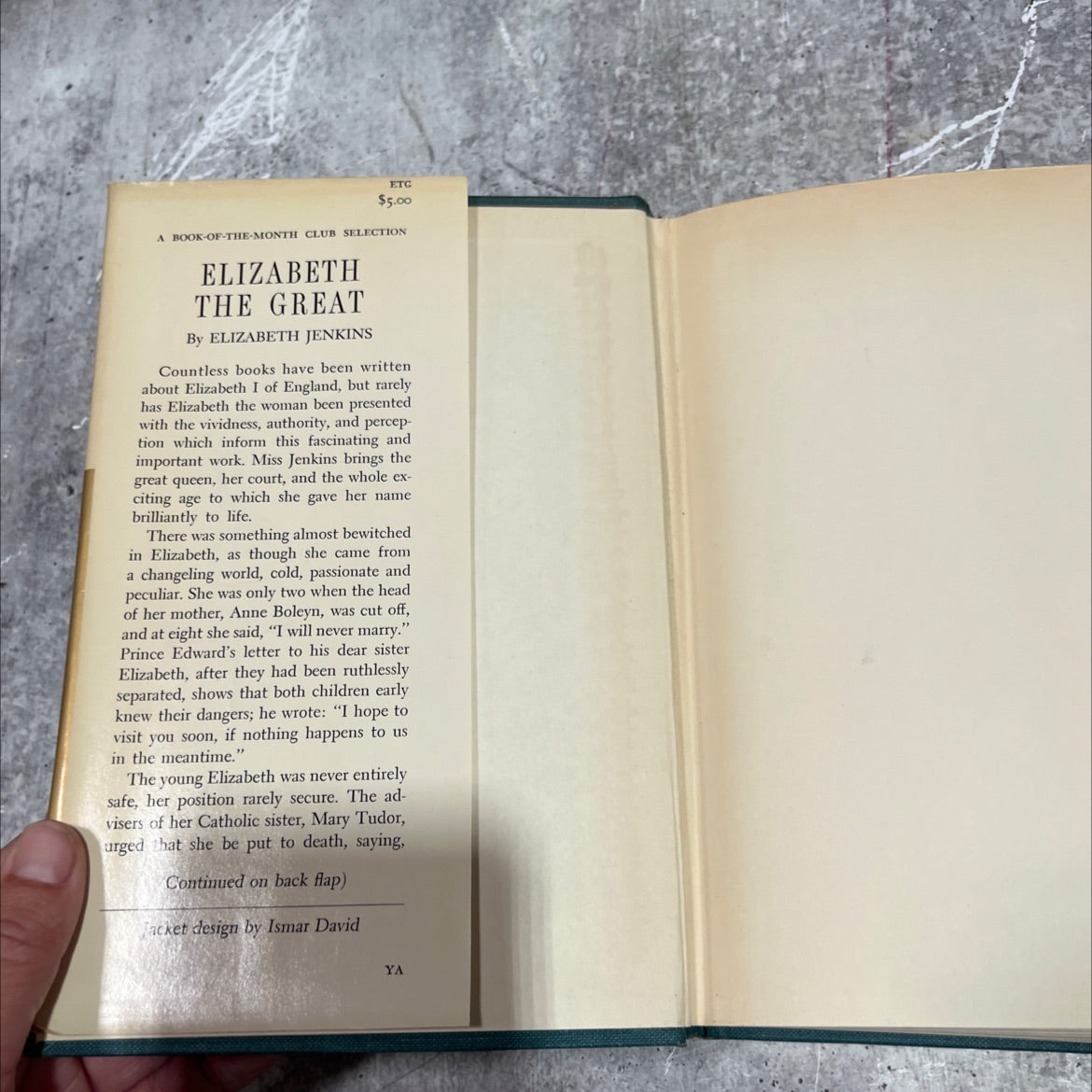 elizabeth the great book, by elizabeth jenkins, 1959 Hardcover image 4