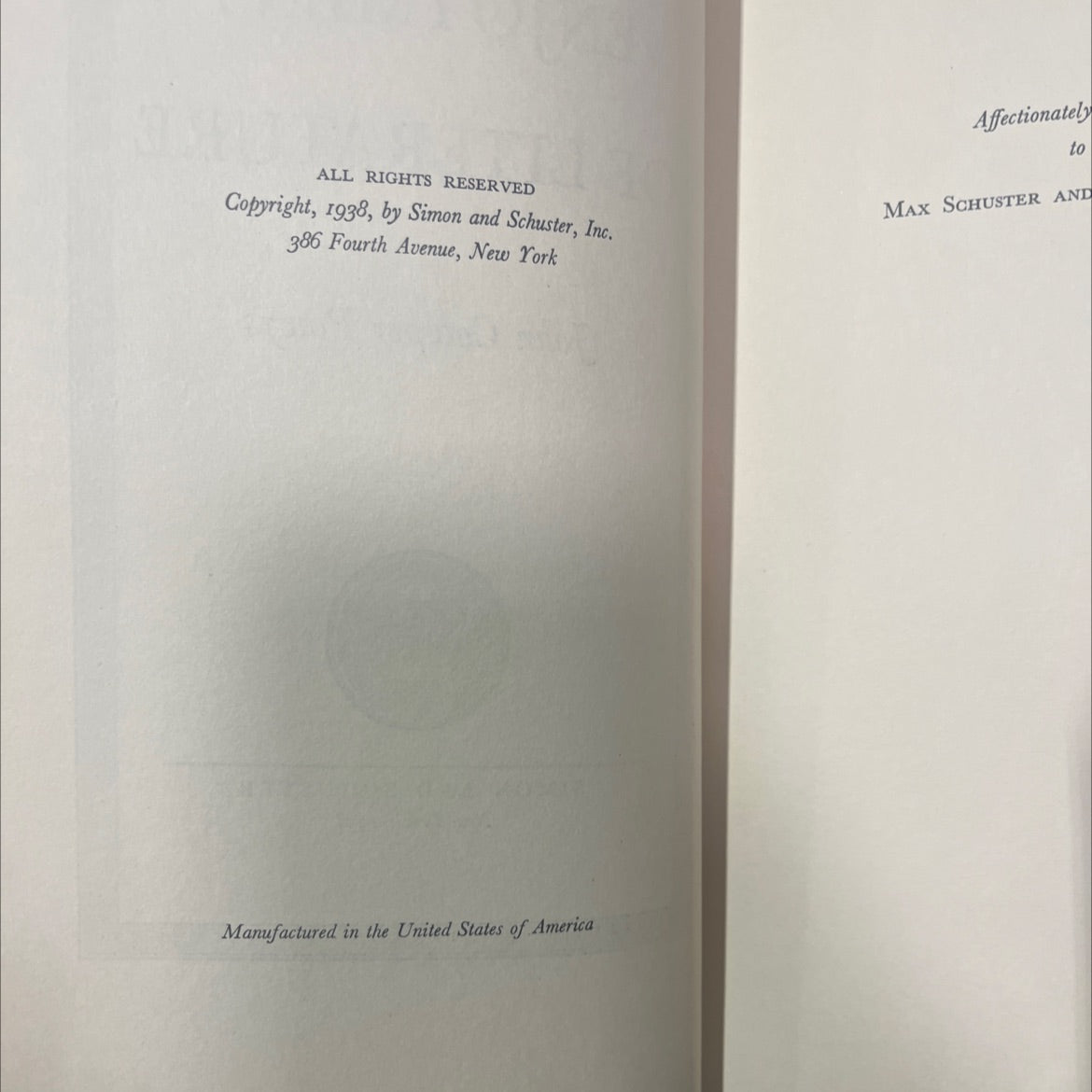 enjoyment of literature book, by john cowper powys, 1938 Hardcover, Antique image 3