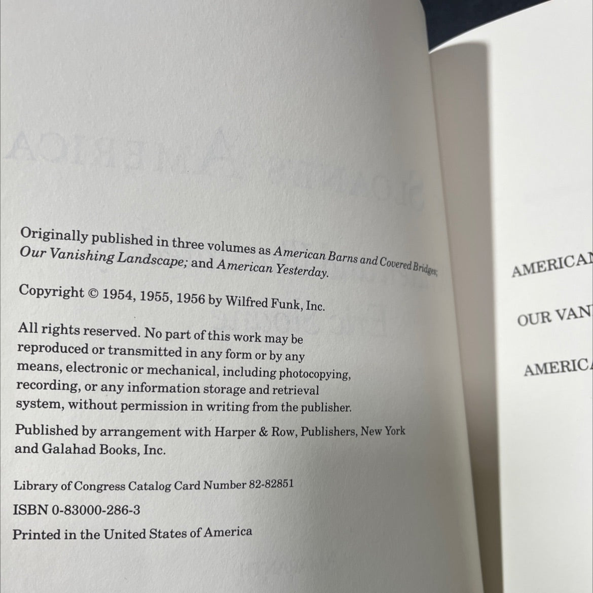 eric sloane's america book, by Eric Sloane, 1956 Leather image 3