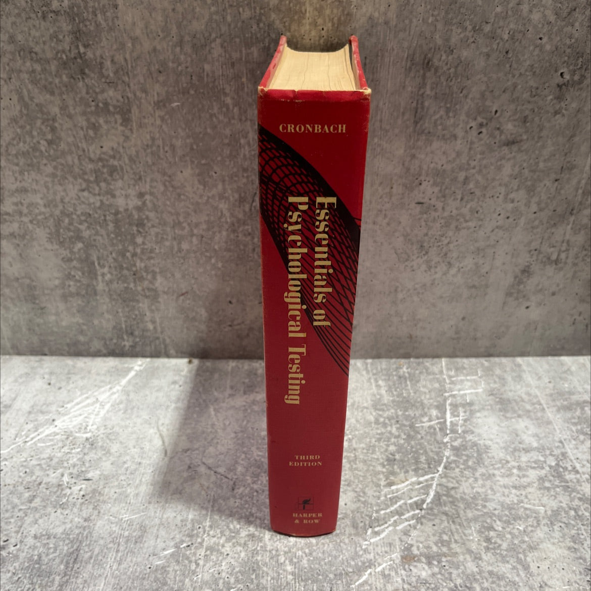 essentials of psychological testing book, by Lee J. Cronbach, 1970 Hardcover image 4