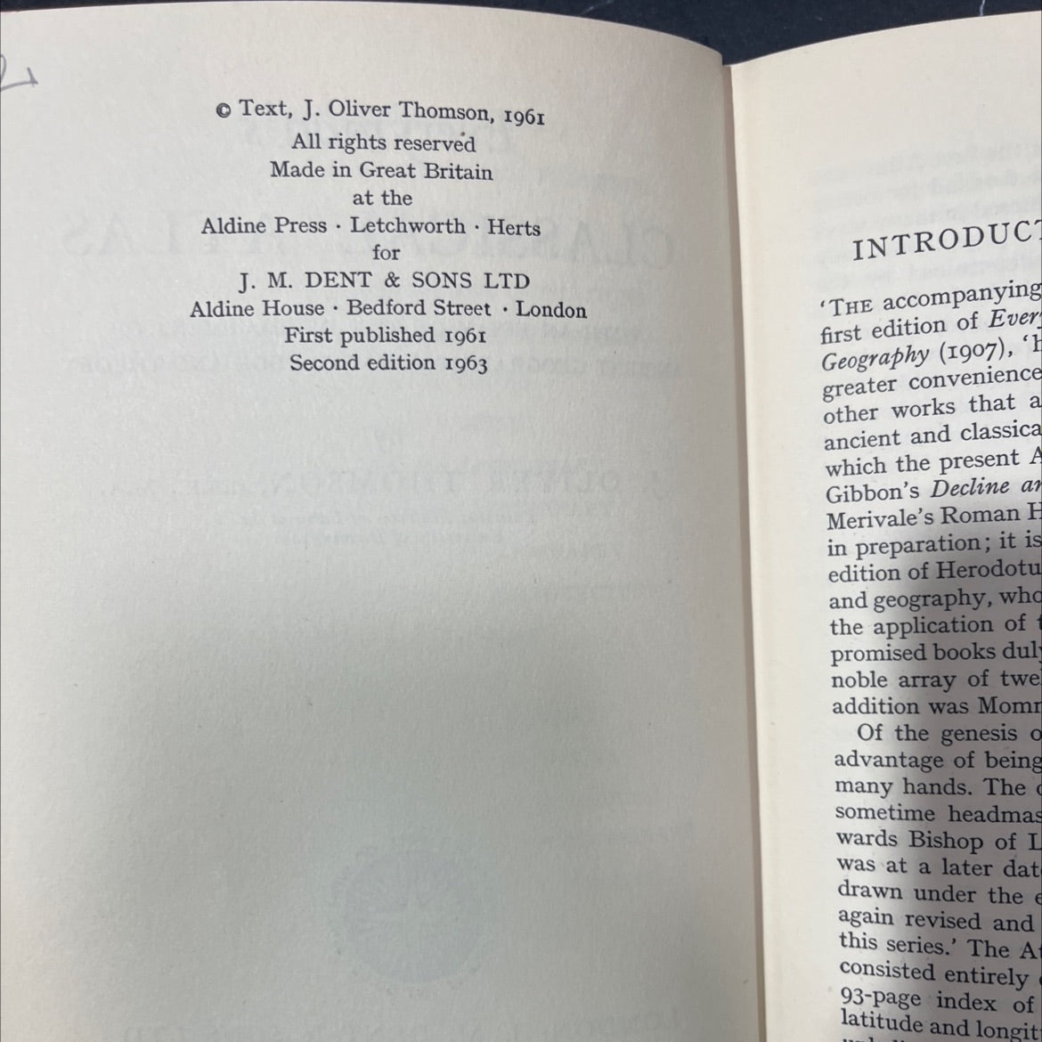 everyman's classical atlas with an essay on the development of ancient geographical knowledge and theory book, by j. image 3