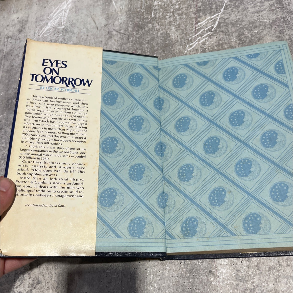 eyes on tomorrow the evolution of procter & gamble book, by oscar schisgall, 1981 Hardcover image 4