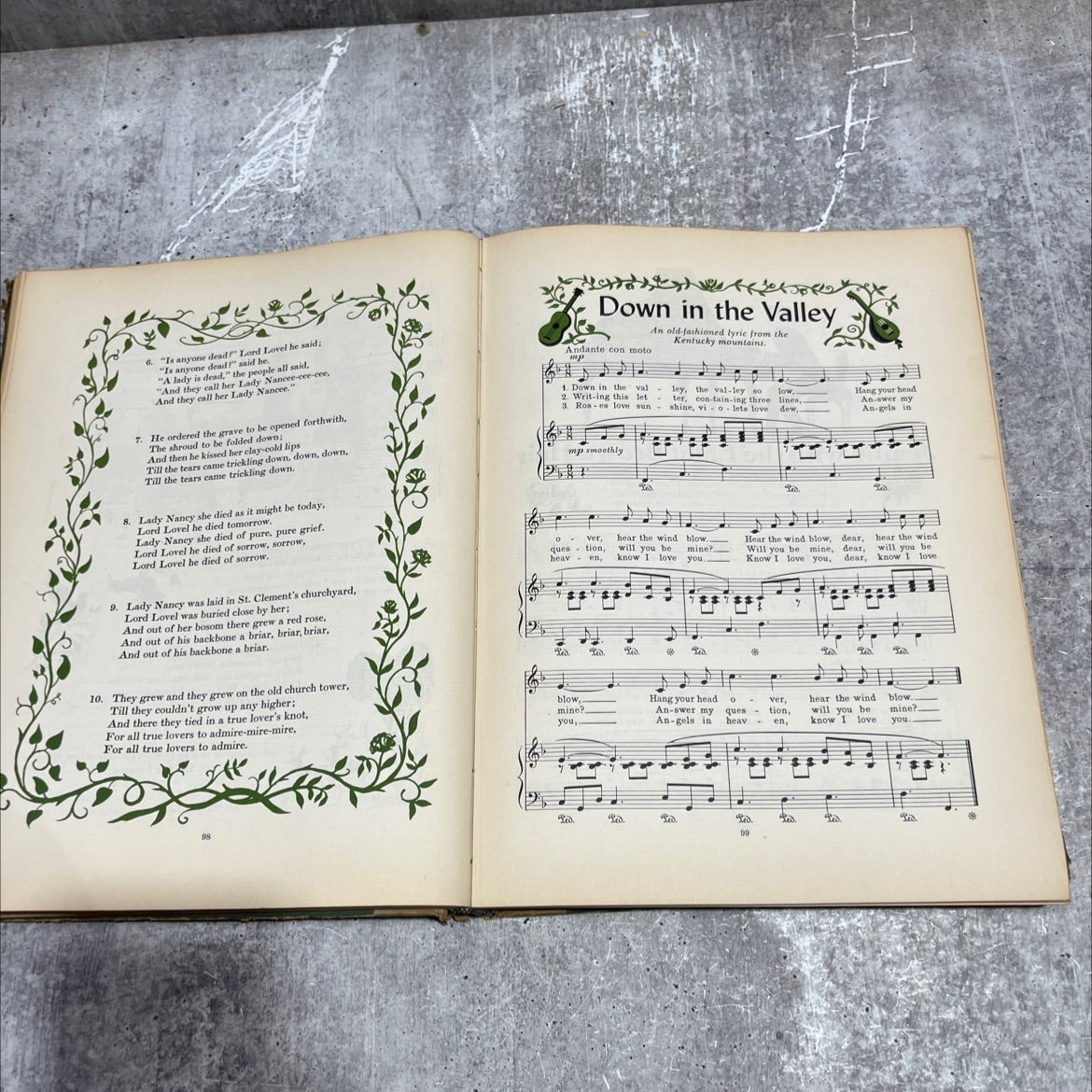 folk songs book, by margaret bradford boni, 1947 Hardcover image 4