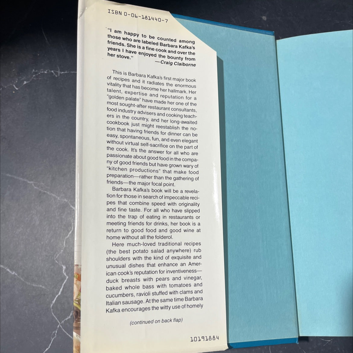 food for friends book, by barbara kafka, 1984 Hardcover image 4