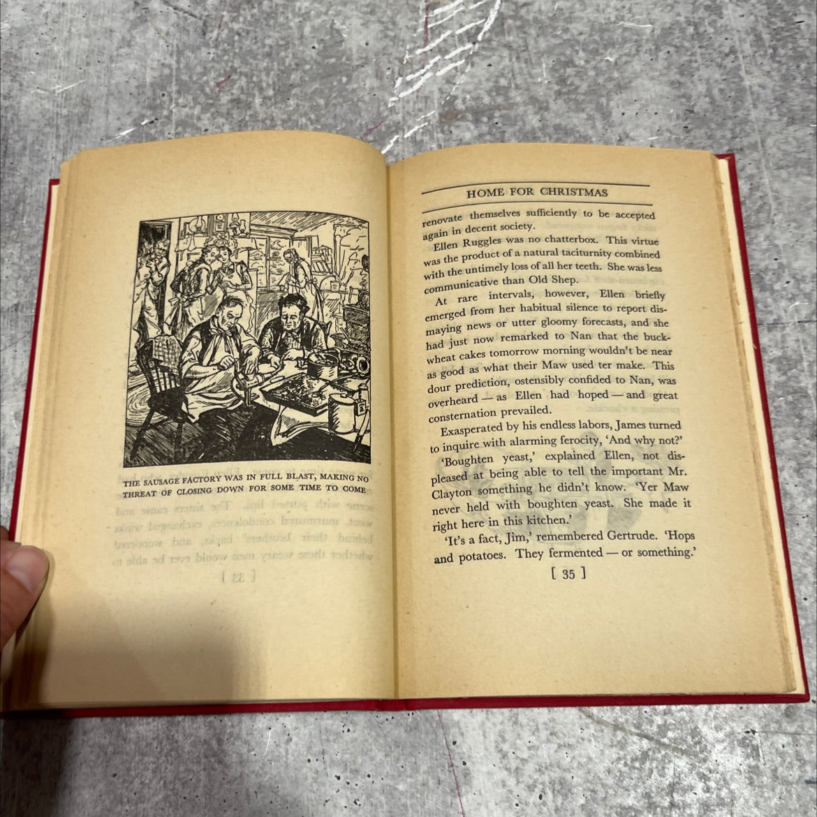 for home christmas book, by lloyd c. douglas, 1937 Hardcover image 4