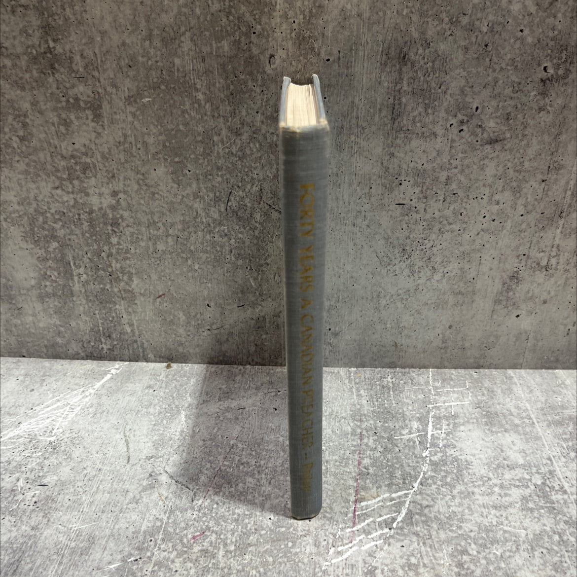 SIGNED forty years a canadian preacher book, by j. c. bailey, 1961 Hardcover image 4