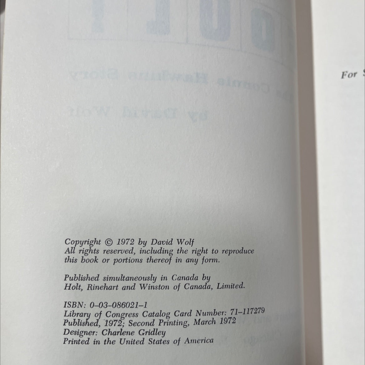 foul! the connie hawkins story book, by david wolf, 1972 Hardcover image 3