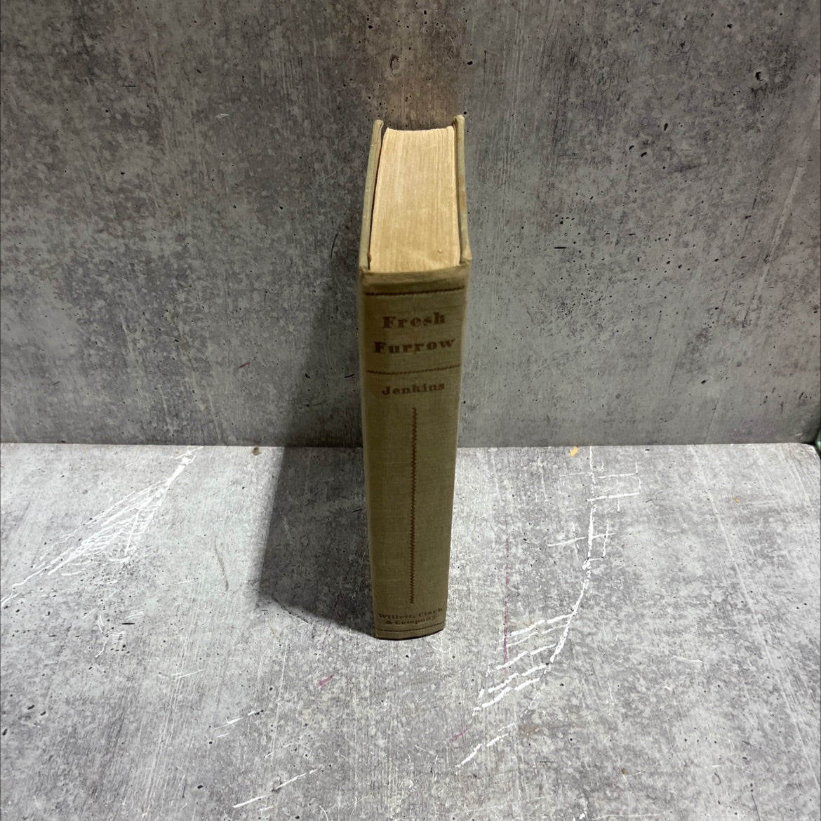 fresh furrow book, by burris jenkins, 1936 Hardcover image 4