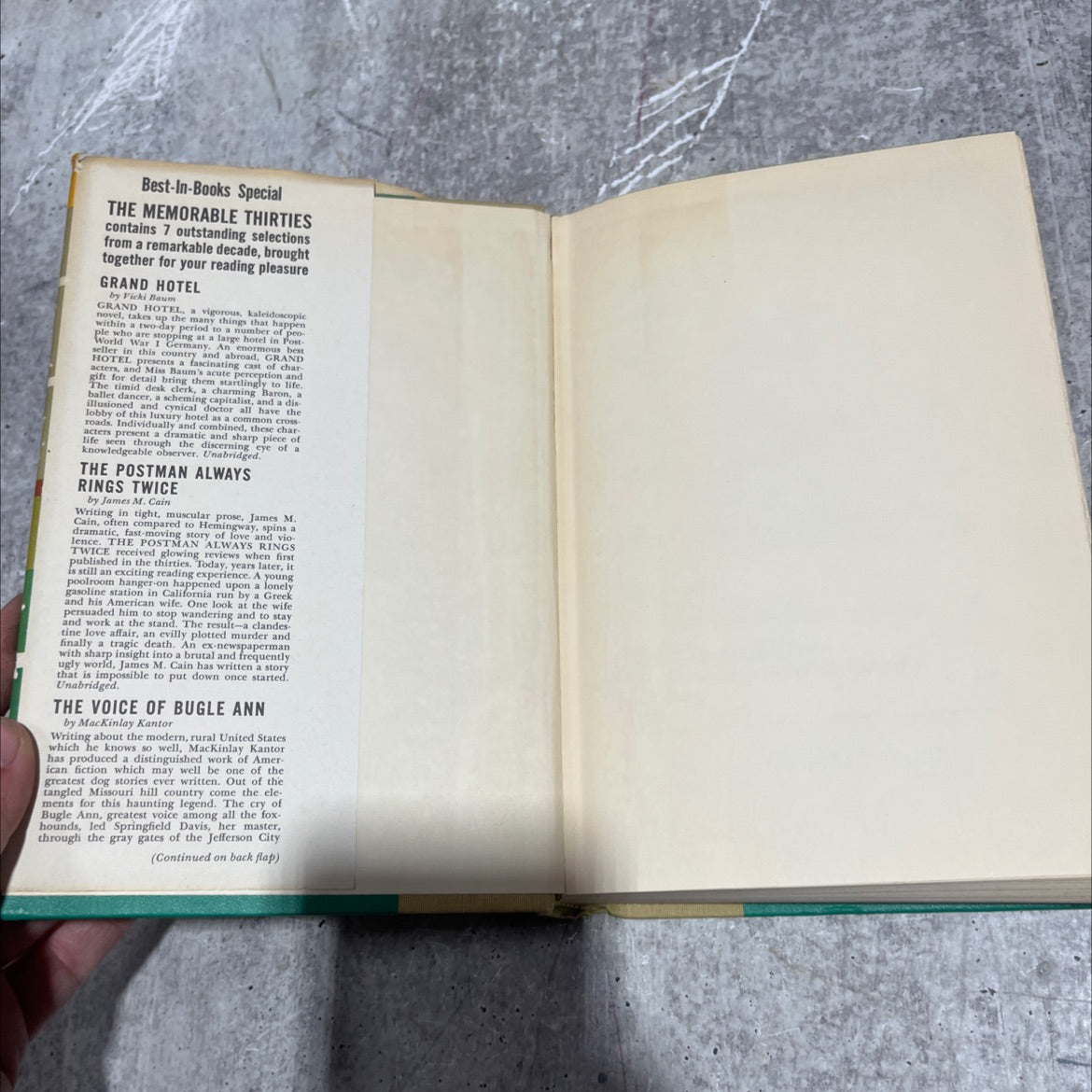 grand hotel book, by Vicki Baum, 1931 Hardcover image 4