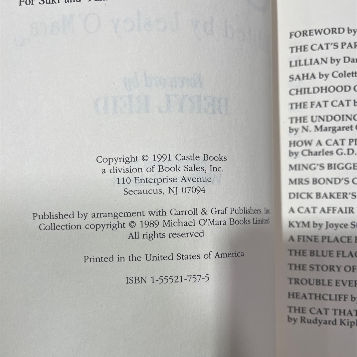 great cattales book, by Lesley O'Mara, 1991 Hardcover image 3