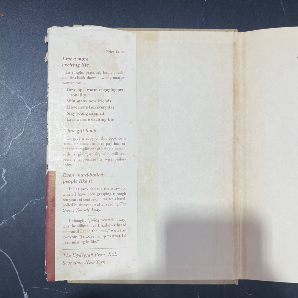 greater happiness-now book, by david dunn, 1949 Hardcover image 4