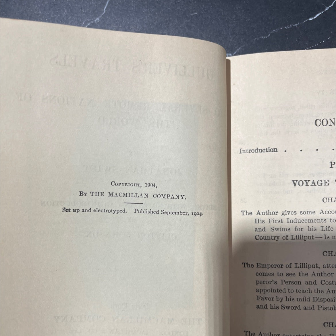 gulliver's travels into several remote nations of the world book, by jonathan swift, 1924 Hardcover image 3