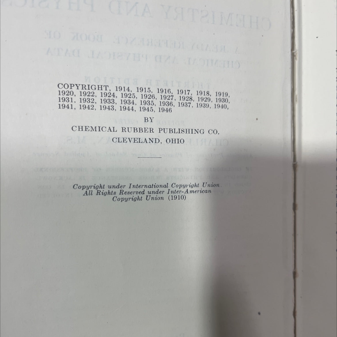 handbook of chemistry and physics a ready-reference book of chemical and physical data thirtieth edition book, by image 3