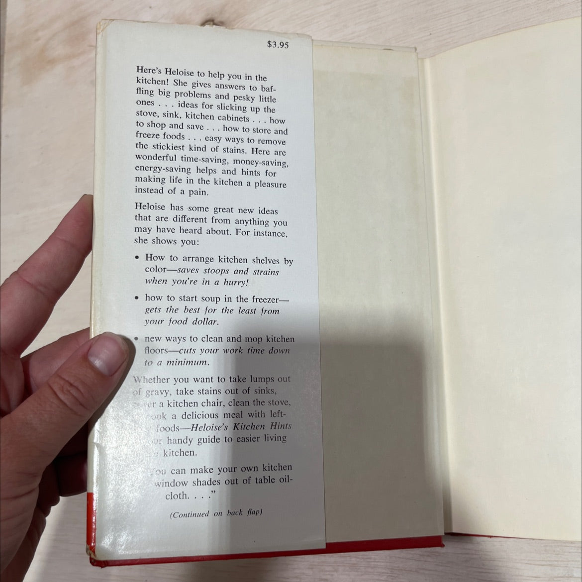 heloise's kitchen hints book, by heloise, 1963 Hardcover image 4