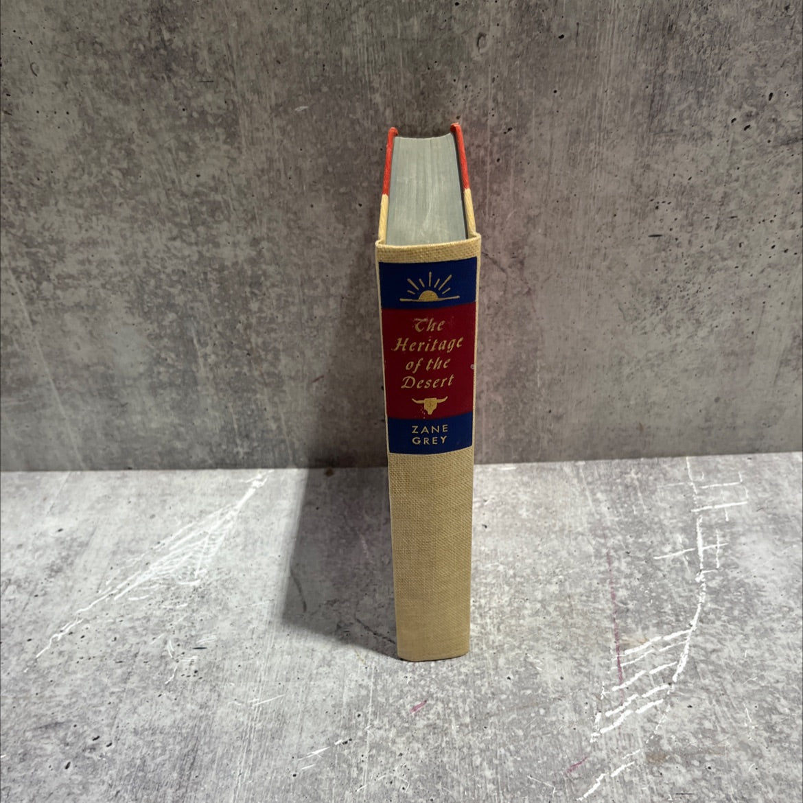heritage of the desert book, by zane grey, 1938 Hardcover image 4