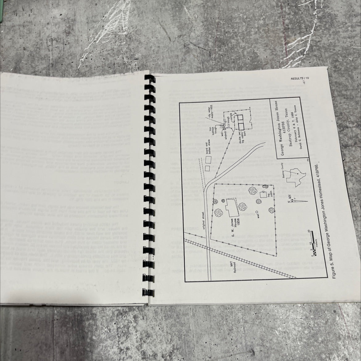 historical research at the george washington jones homestead 41bp86, bastrop county, texas book, by david g. robinson, image 4