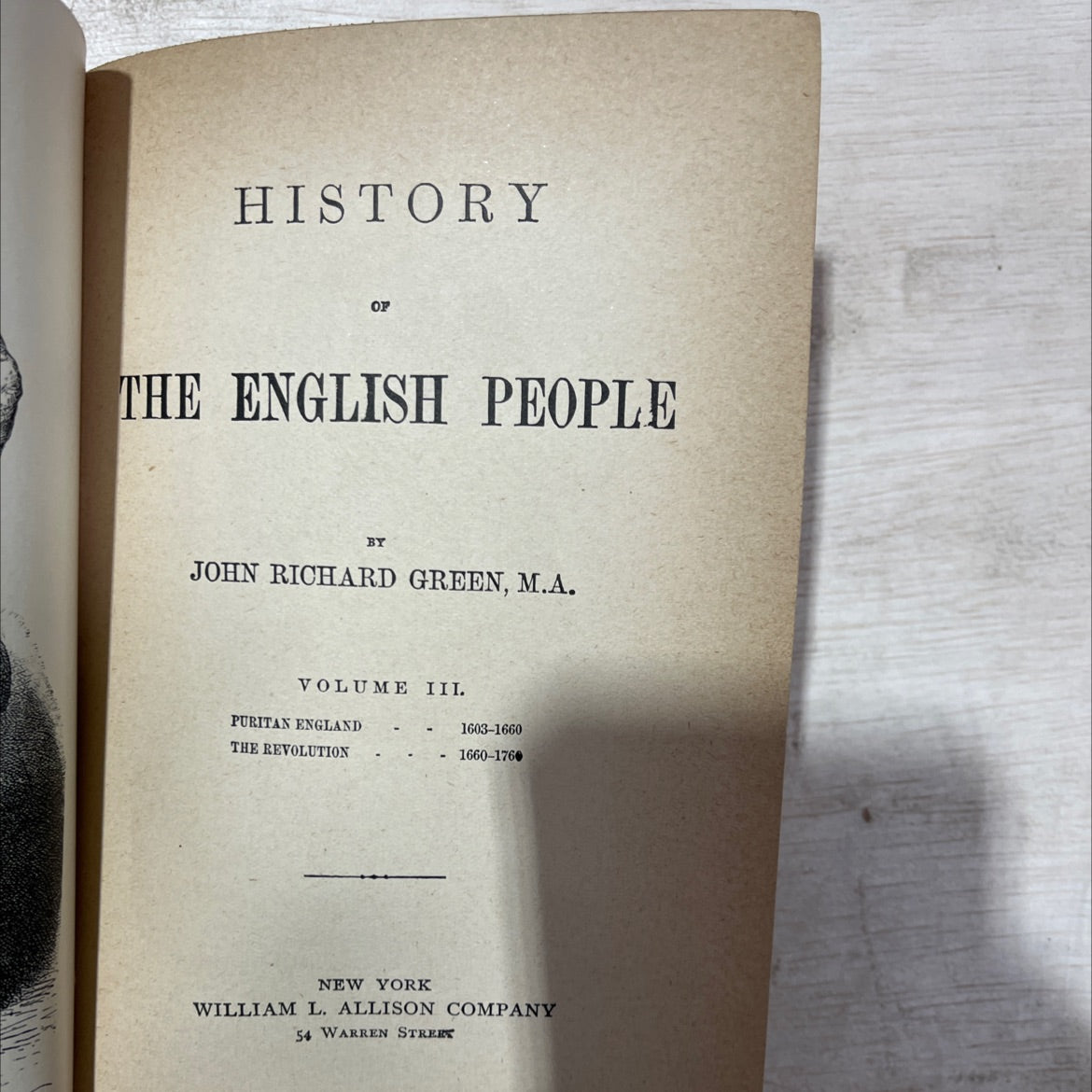 history of the english people volume iii puritan england the revolution 1603-1660 1660-1760 book, by john richard image 3