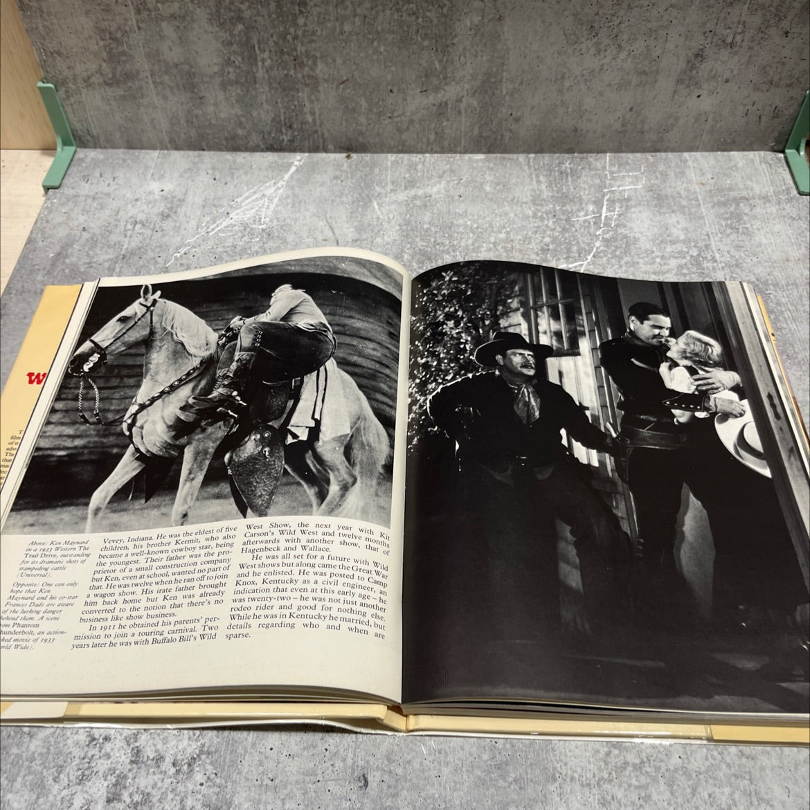 history of western movies book, by leonard matthews, 1984 Hardcover image 4