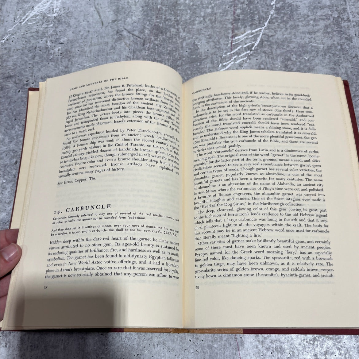 holy bible gems and minerals of the bible book, by ruth v. wright, robert l. chadbourne, 1970 Hardcover image 4