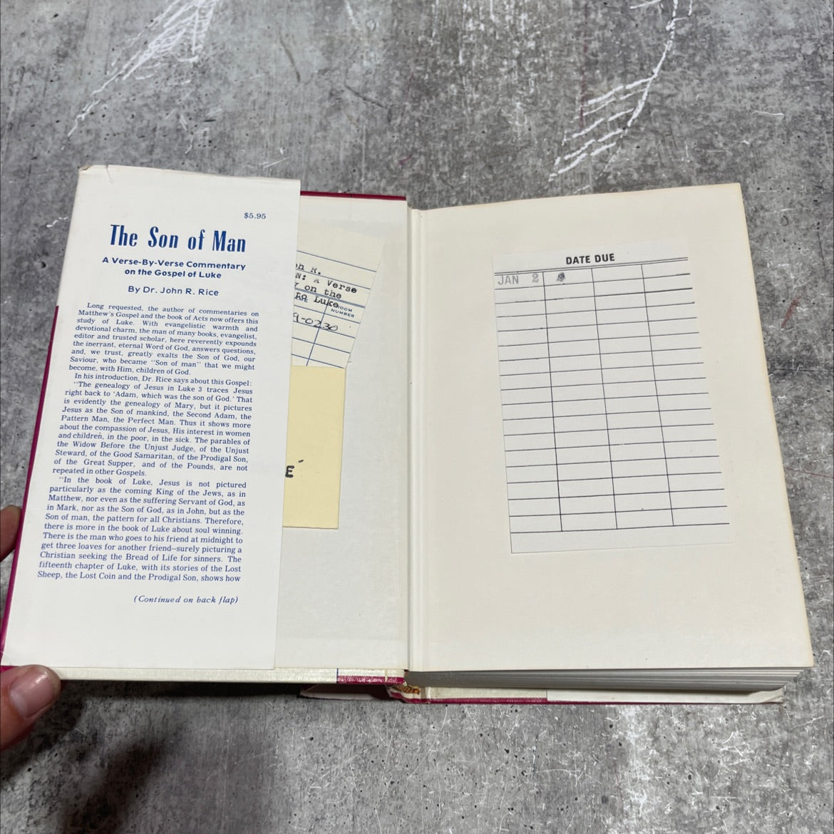 holy bible the son of man a verse-by-verse commentary on the gospel according to luke book, by john r. rice, d.d., image 4