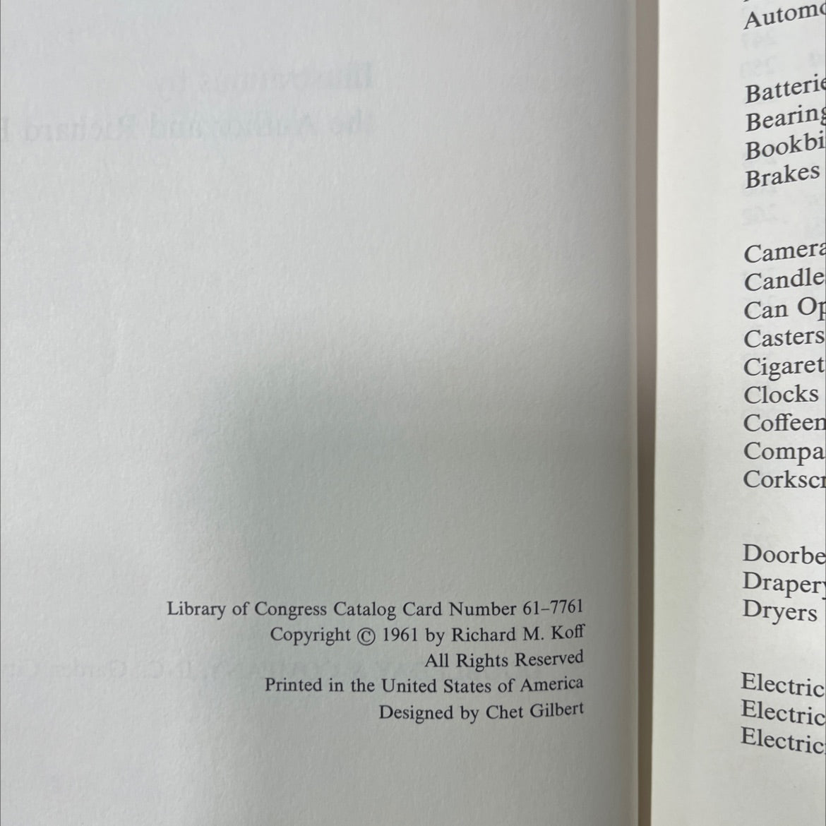 how does it work? book, by richard m. koff, 1961 Hardcover image 3