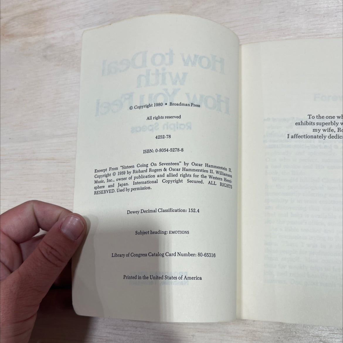 how to deal with how you feel book, by ralph speas, 1980 Paperback image 3