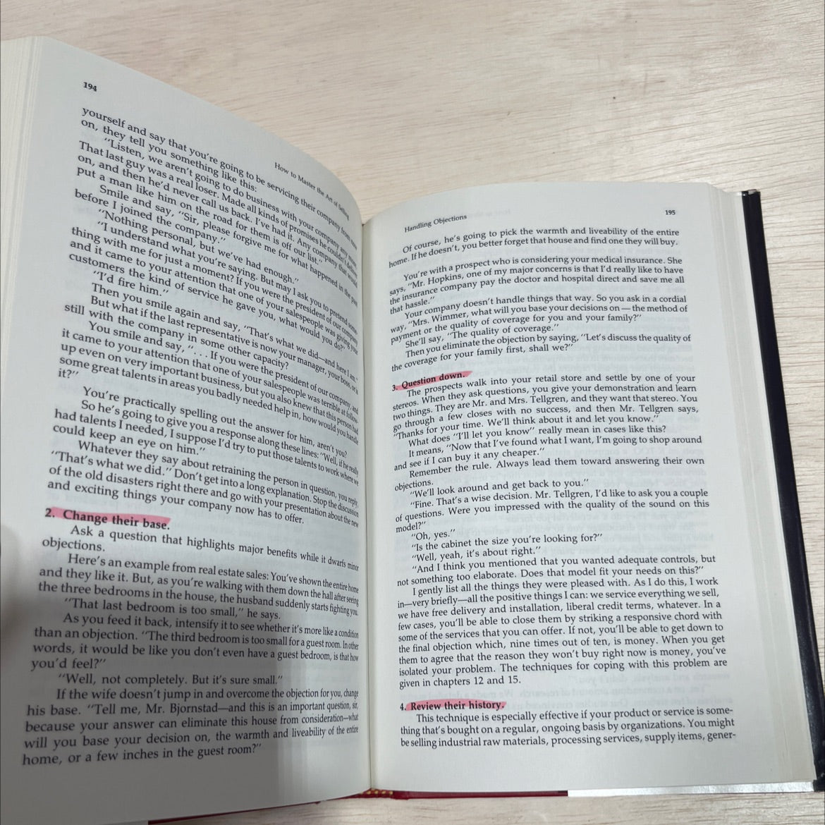 how to master the art of selling book, by tom hopkins, 1982 Hardcover image 4