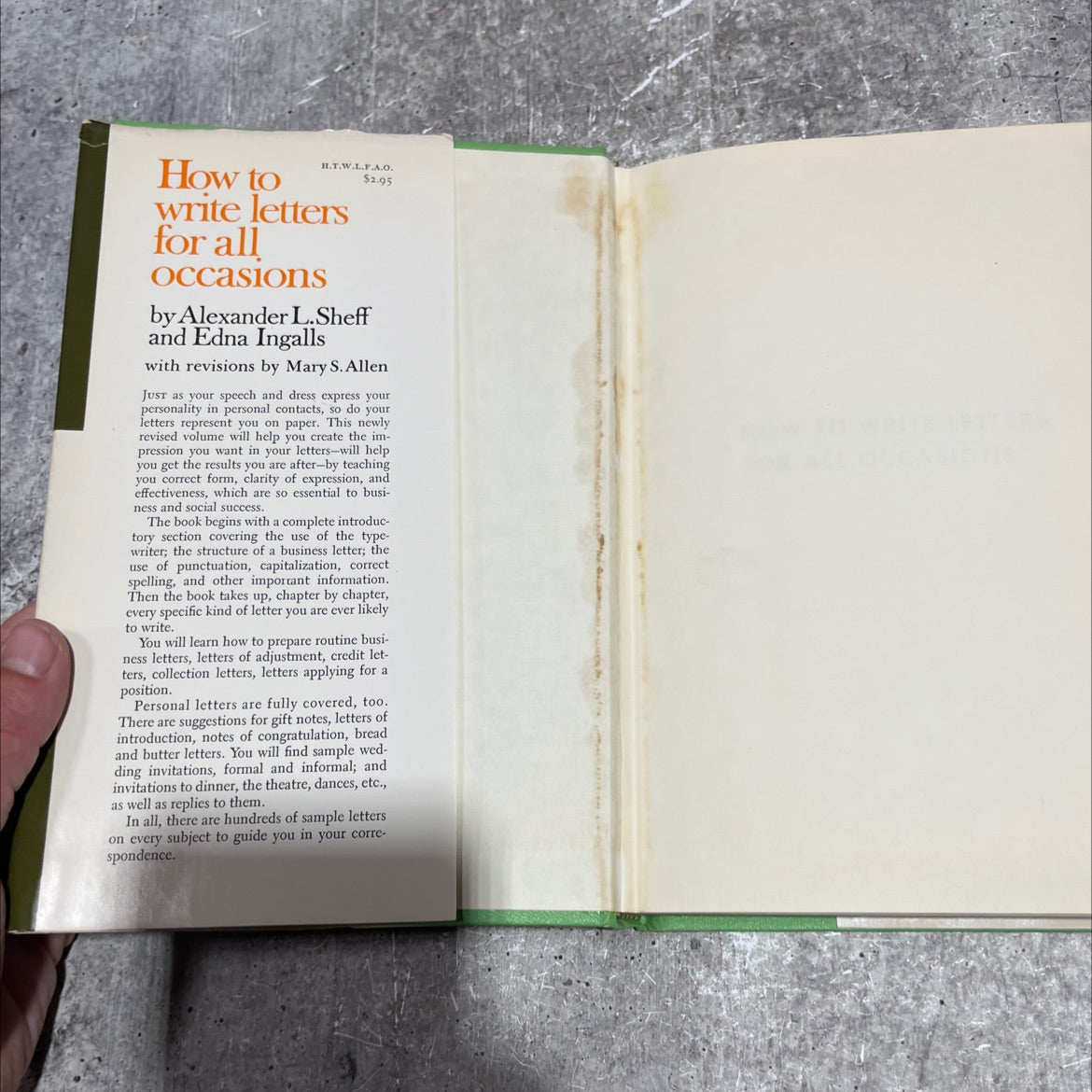 how to write letters for all occasions book, by mary s. allen, 1961 Hardcover image 4