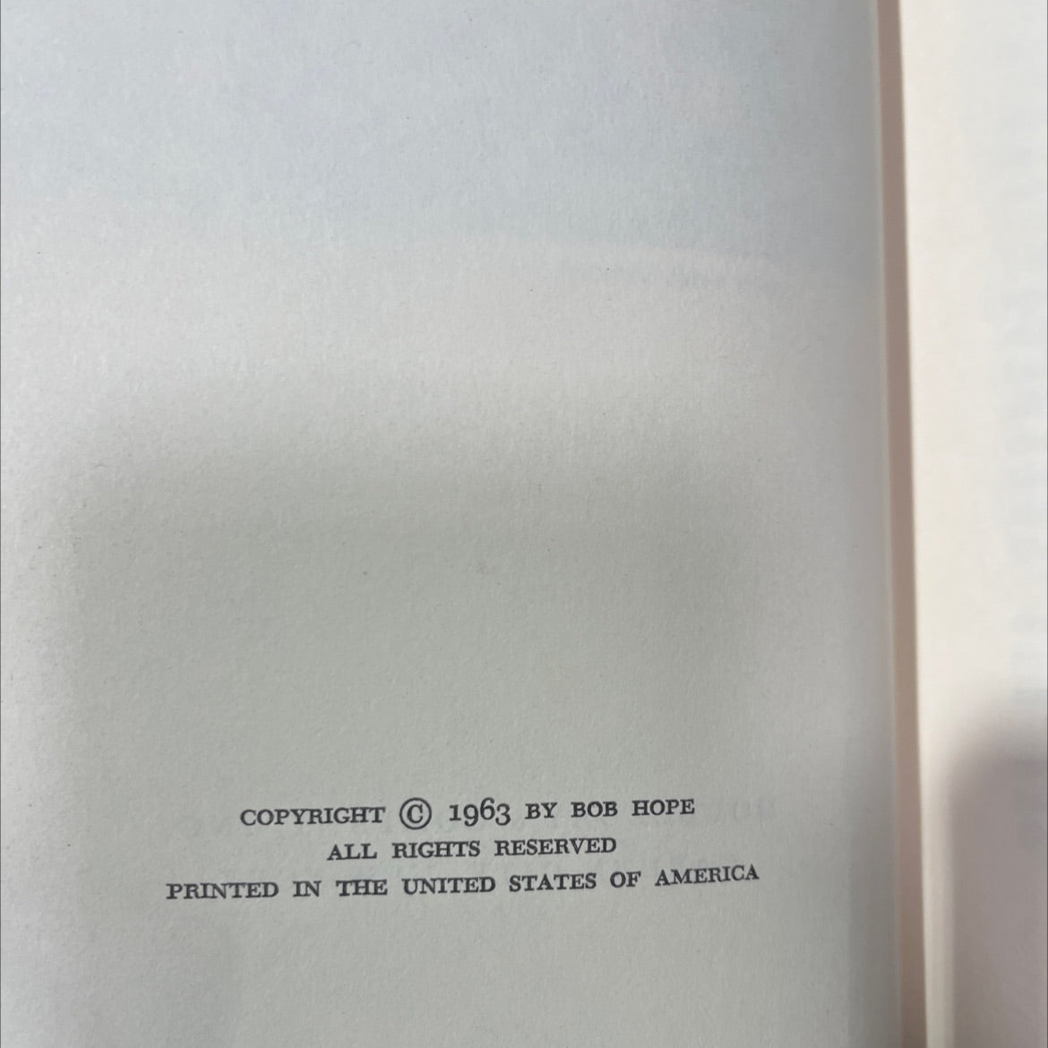 i owe russia $1200 book, by bob hope, 1963 Hardcover image 3