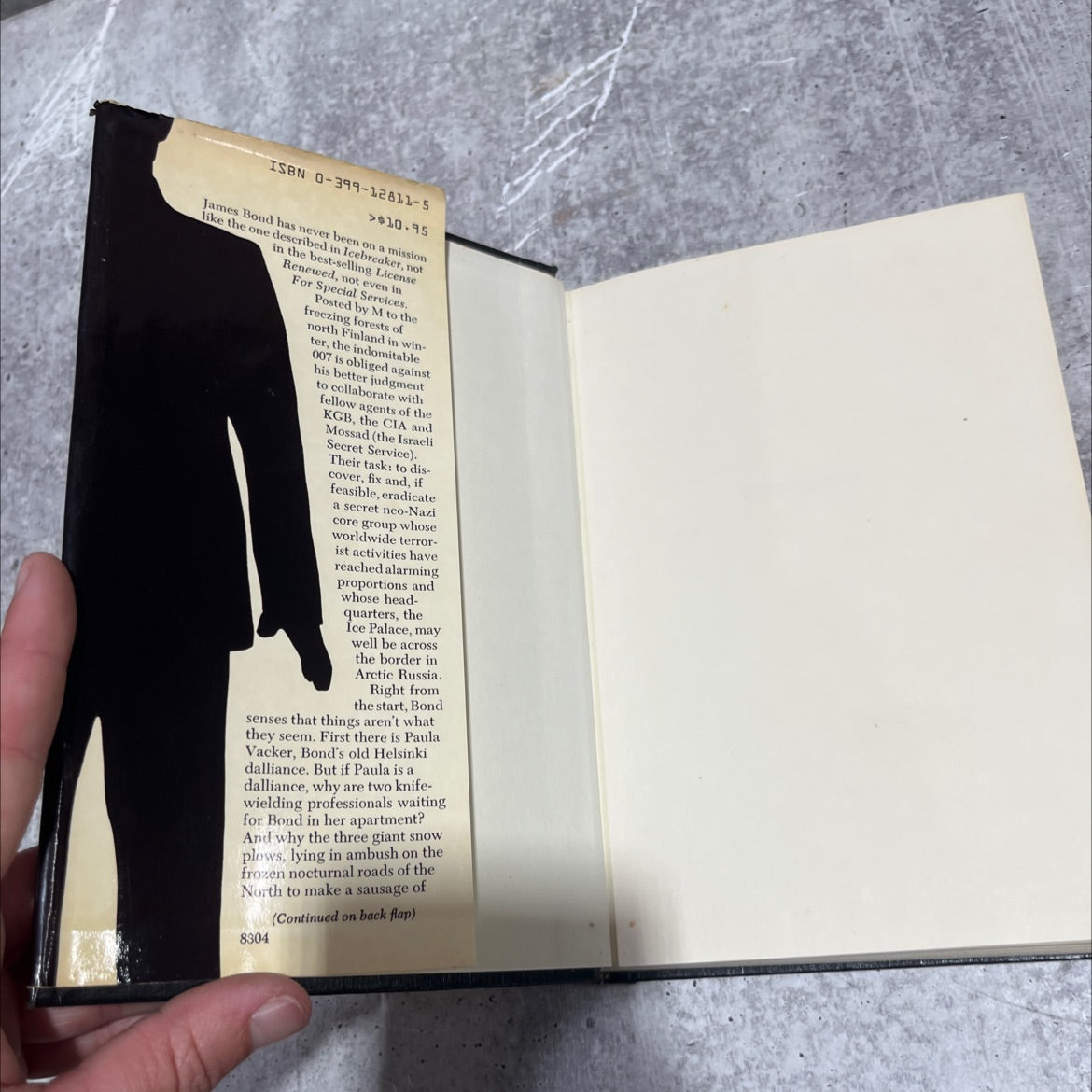 icebreaker book, by john gardner, 1983 Hardcover image 4