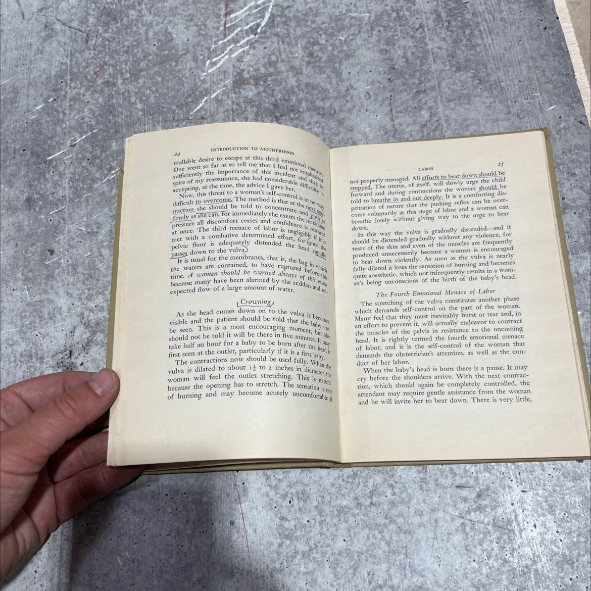 introduction to motherhood book, by grantly dick-read, 1950 Hardcover image 4